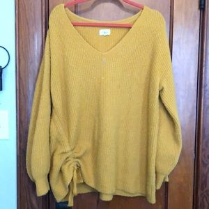 Lou & Gray mustard sweater
